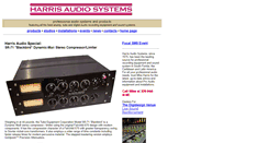 Desktop Screenshot of harrisaudiosystems.com